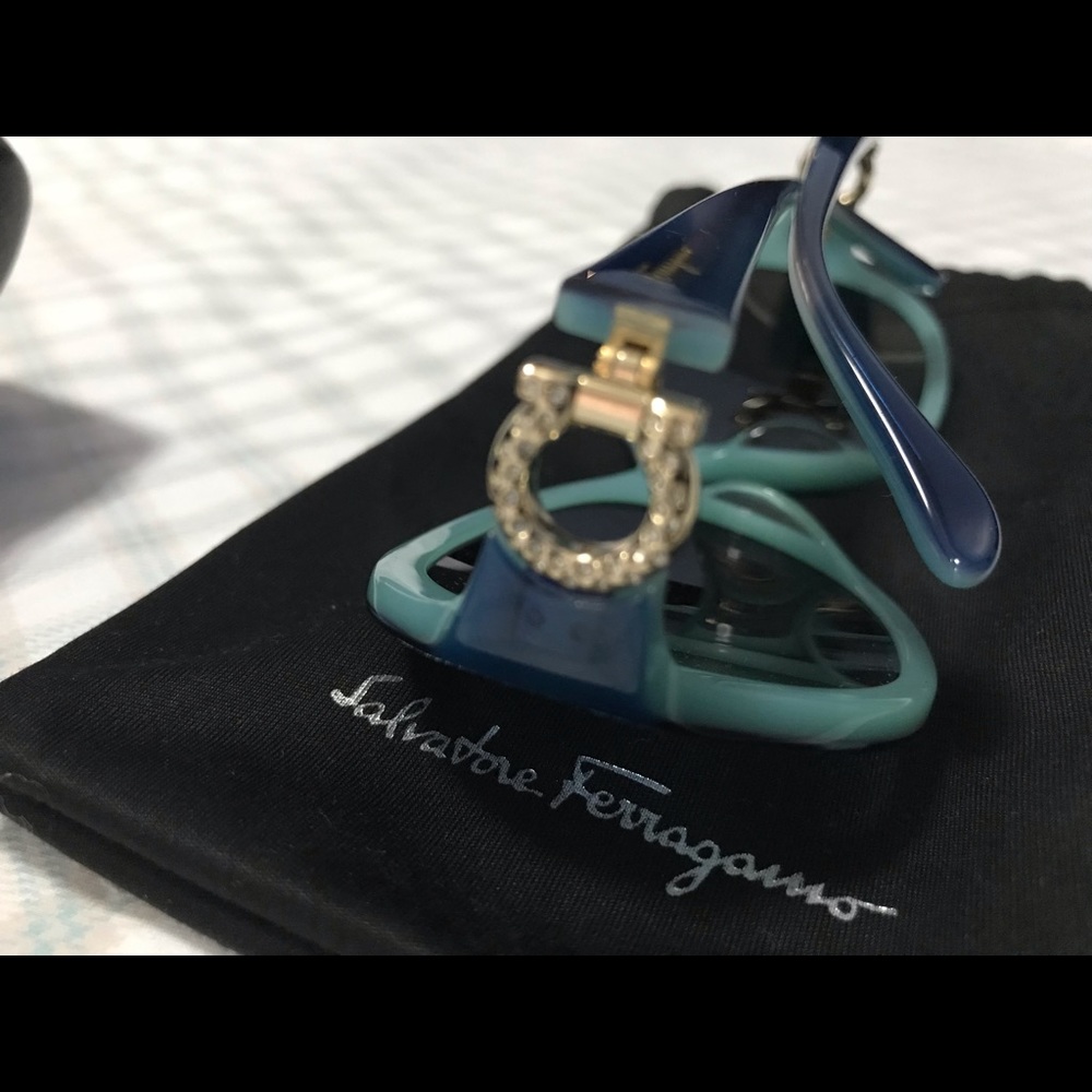 Authentic Salvatore Ferragamo Sunglass - Picture 1 of 4